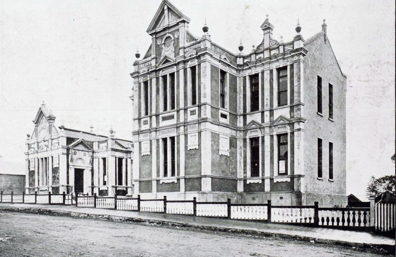 Leys Institute, designed by Robert Martin. 1905. Sir George Grey Special Collections, Auckland Libraries.